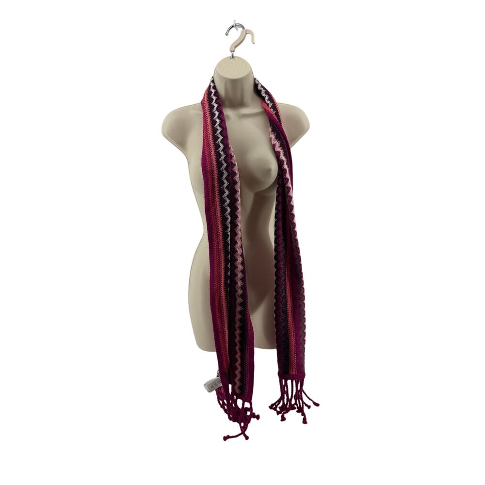 Smartwool Scarf Merino Wool Blend Afgan Stripe Multicolor